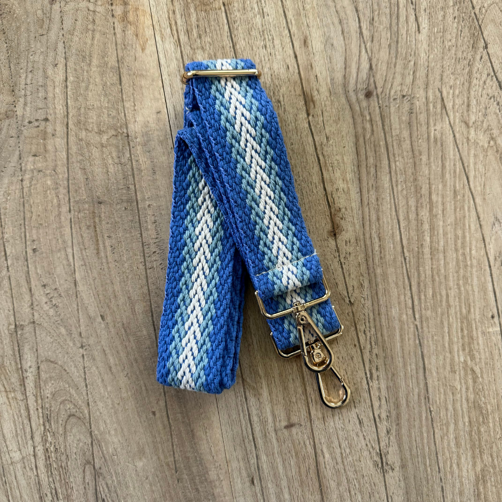 Shades of Blue Crossbody Bag Strap