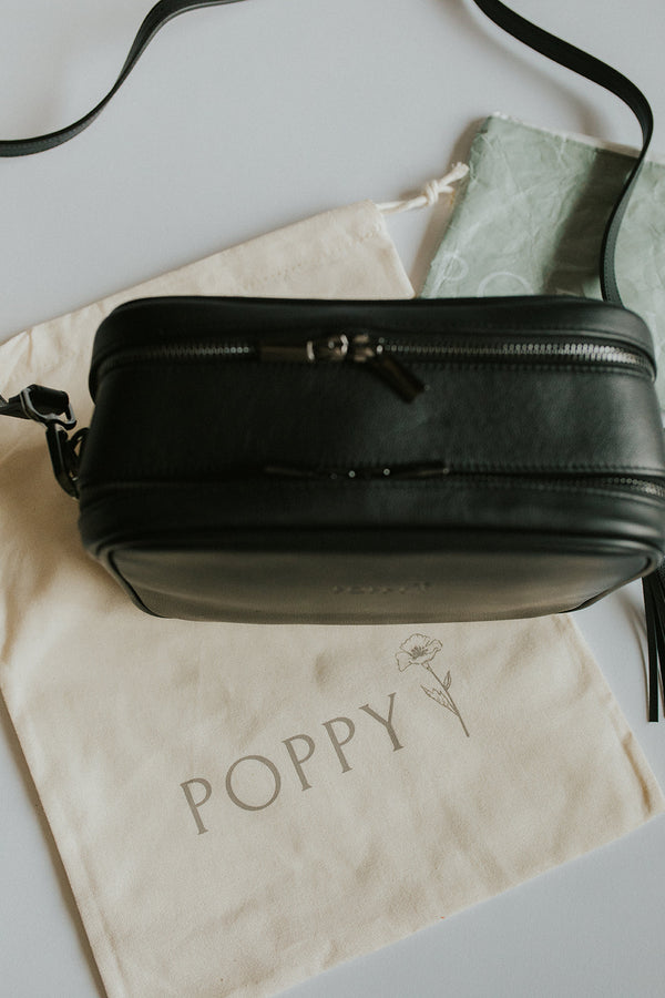 The Luxe Poppy Bag - All Black Everything