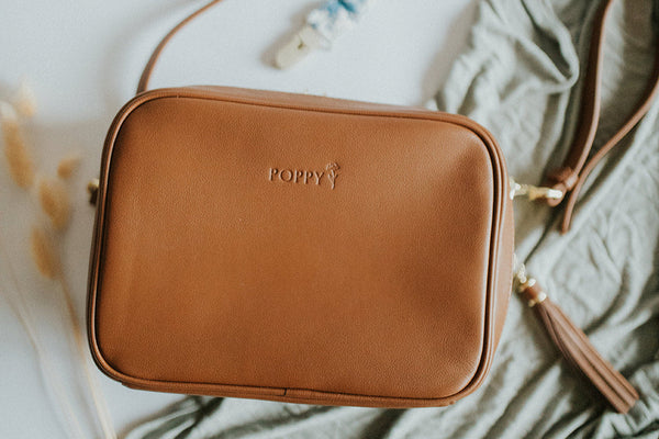 The Luxe Poppy Bag - Old Money Brown