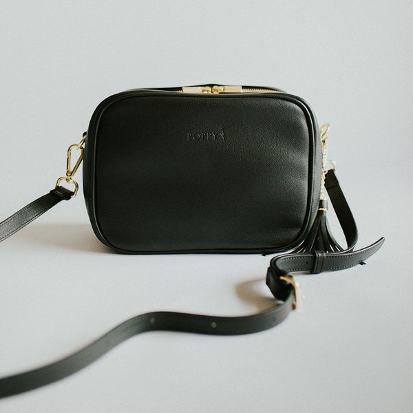 The Luxe Poppy Bag - Classic Black
