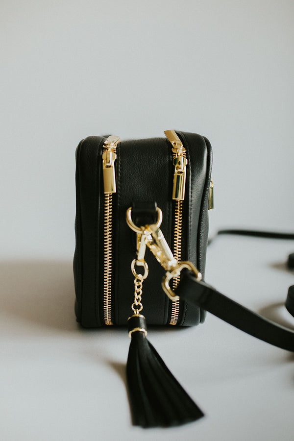The Luxe Poppy Bag - Classic Black