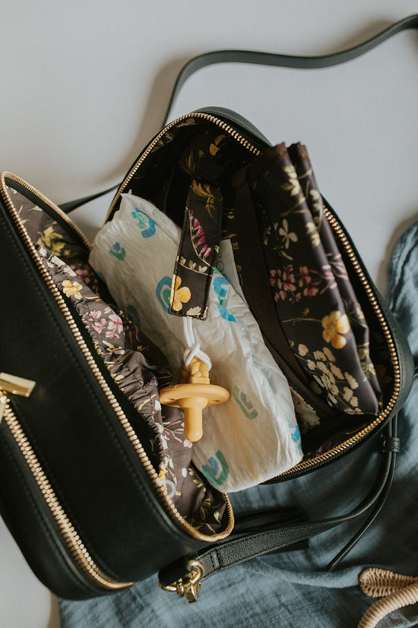 The Luxe Poppy Bag - Classic Black
