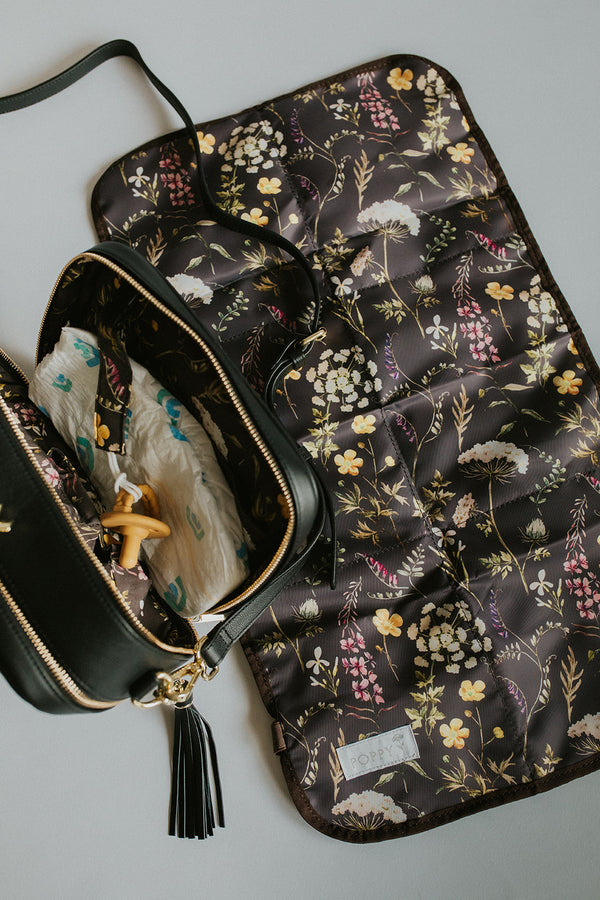 The Luxe Poppy Bag - Classic Black