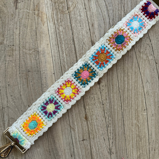 GrandmaCore Crochet Crossbody Bag Strap