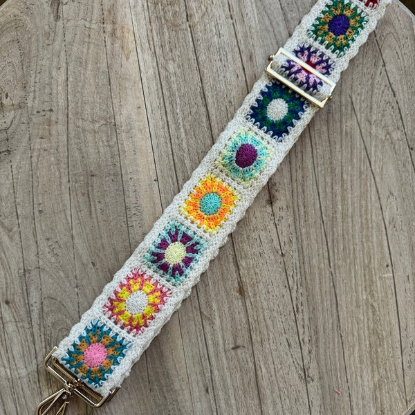 GrandmaCore Crochet Crossbody Bag Strap