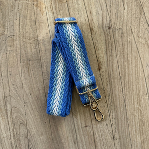 Shades of Blue Crossbody Bag Strap