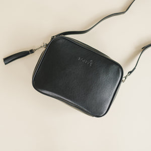 The Poppy Crossbody Diaper Bag All Black Everything