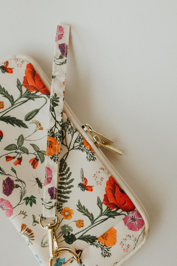 The Poppy Wristlet