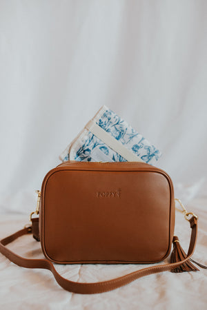 The Luxe Poppy Bag - Old Money Brown