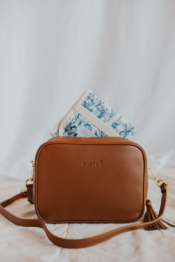 The Luxe Poppy Bag - Old Money Brown