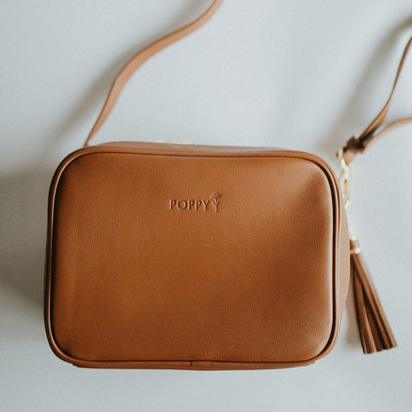 The Luxe Poppy Bag - Old Money Brown